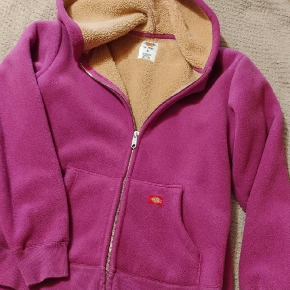 Dickies Magenta Fleece Hoodie